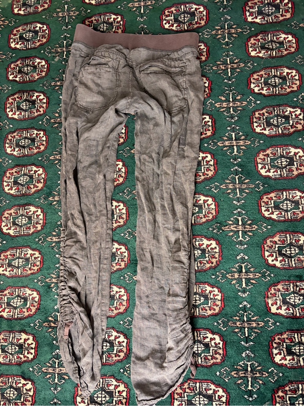 Toad&Co Men's Taupe Slim Joggers with Ruched Ankles